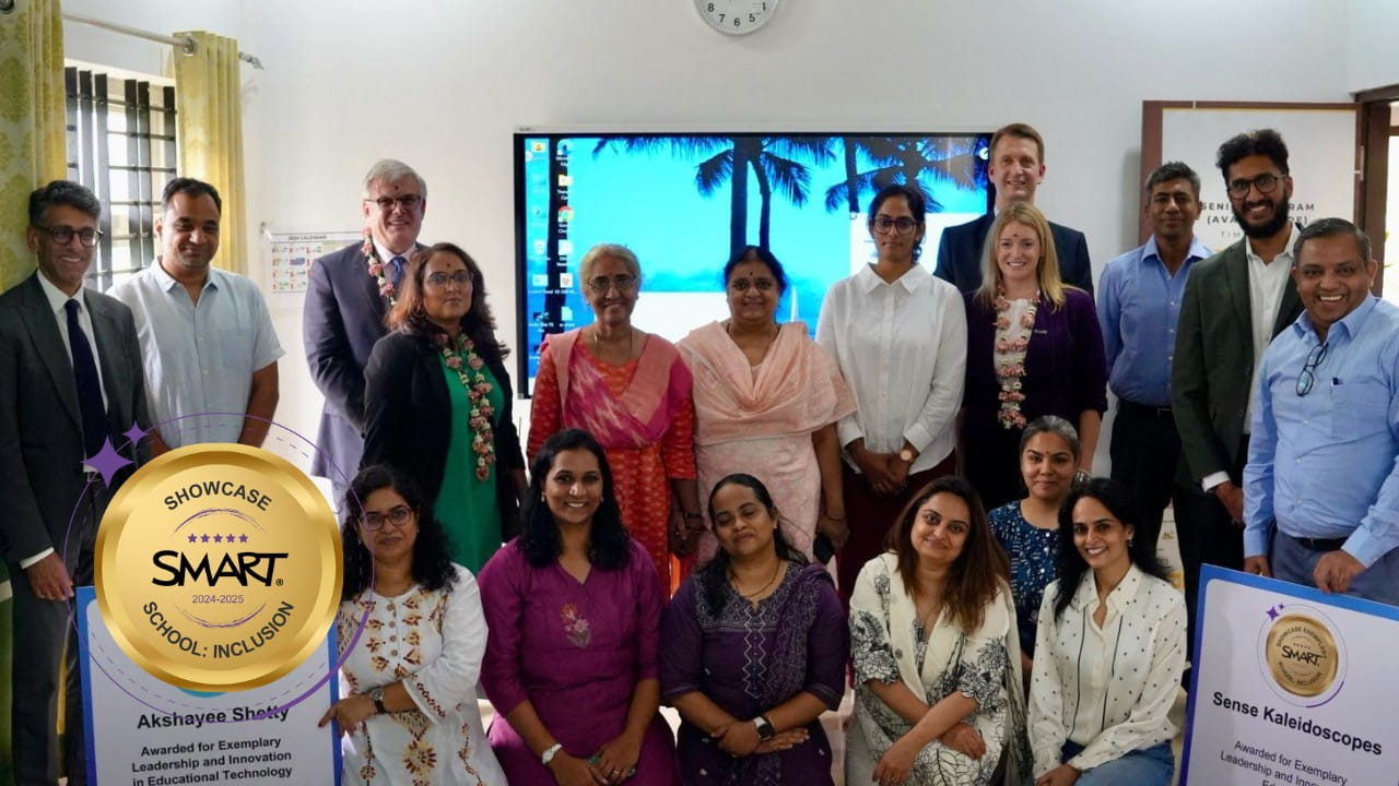 “Sense Kaleidoscopes recognized for inclusive education with SMART Showcase School badge.